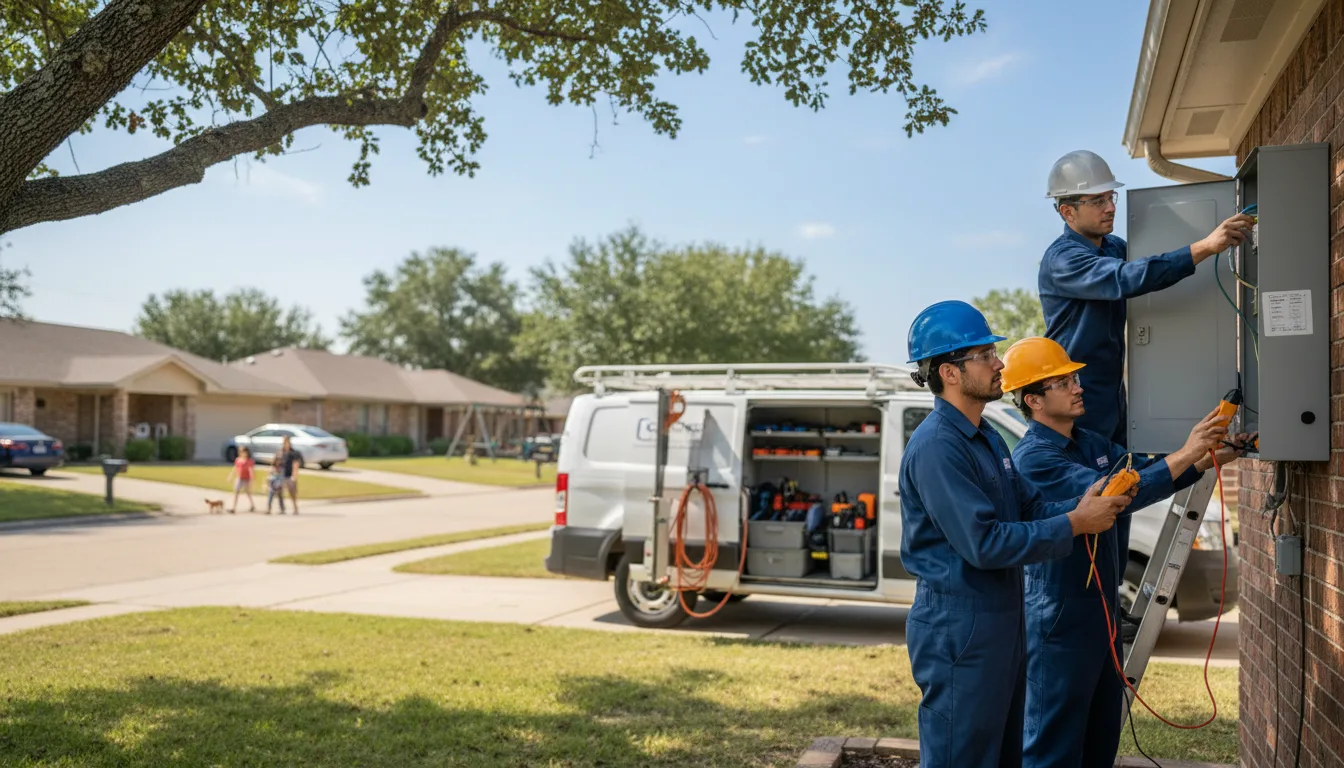 Certified electrician providing emergency electrical services in Bristow, OK